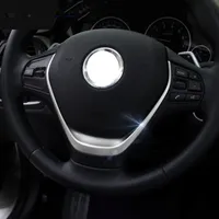 Strisce di rivestimento del volante ABS cromato per BMW 1/3 Serie F30 F20 118i 316i Auto Styling Accessori interni Accessori