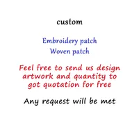 High-Quality Custom Patch DIY All Kind Of Iron On Woven Badges For Clothes Embroidered Cute Patches Applique