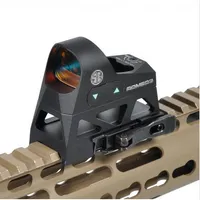 Taktisk 1x25 Mini Reflex Sikt 3 Moa Dot Reticle Red Dot Sight Scope Picatinny Qd Mount för MSR Rifles