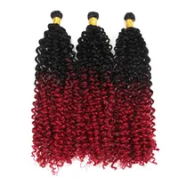 Water Wave Bulk Crochet Braids kinky Twist 14inches Freetress Curly Crochet Hair Crochet Braiding Hair Ombre Synthetic Hair Extensions