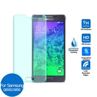 Voor Samsung Galaxy Alpha G850F S4 Actief I9295 A9 A9000 ON 5 2016 G5700 C5 C5000 Gehard Glass Screen Protector 0.3mm 2,5D 9H Papieren Pakket