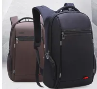 Toptan-Yeni erkek İş Seyahat çantası Bilgisayar Sırt Çantası Fonksiyonu USB Şarj Sırt Çantası 17 inç siyah ve kahverengi renk