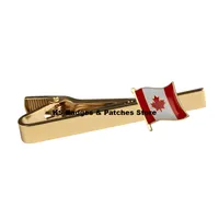 Pince à cravate drapeau national du Canada