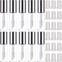 1.2ml Mini Tom Lip Gloss Tube Container Clear Lip Balm Tubes Containers Lipstick Refillerbara flaskor Lip Gloss Tubes