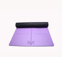 Personnalisé en gros tapis de yoga protection de l'environnement épaississement anti-dérapant ligne de corps en caoutchouc naturel tapis de yoga en PU