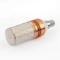 12W E14 / E12 LED 전구 Candelabra (4 팩) - T10 LED 옥수수 전구, 100 와트 전구 상당, 샹들리에 전구, AC85-265V 1200LM LED 조명