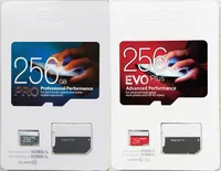 PRO EVO PLUS 256 GB 128 GB 64GB Memoria de 32 GB TF Tarjeta de flash de flash Clase de alta velocidad 10 para cámaras Teléfonos inteligentes