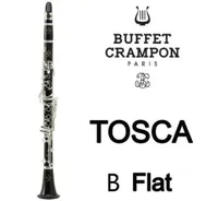 Helt ny buffé crampon professionell trä klarinett tosca sandalwood ebony professionell klarinett bb student modell bakelit