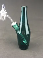 Hookah Purple Bottle Glass Bong, heel gemakkelijk om booreilanden in de fabriek directe leveringsprijs schoon te maken. Welkom distributeurs Word lid