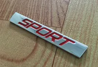 Chrome 3D-billegeringsmetall "Sport" Auto Body Trunk Sticker Badge Emblem