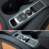 Edelstahl elektronische Handbremse Panelabdeckung Trim Console Zigarettenanzünder Dekorationstreifen für Audi Q3