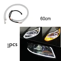 NUOVO 60 cm DRL DRL Flessibile a LED Striscia di Guadagna Guaintime Luci diurna Signer Signal Angel Eyes Car Styling Parking Lamps