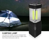 Portable LED Camping Lantern ficklampa 18 COB LED-lampor Prismatic Outdoor Tent Light Hand Lamp Batteri Drive Kompass Vattentät