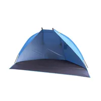 Runacc Beach tält bärbar solskugga Anti-UV utomhus skydd för strand, resa, camping och fiske blå
