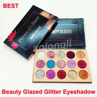 W magazynie Piękno Glazed Eye Shadow Paleta 15 Kolory Glitter Eyeshadow Palette Makeup Ultra Shimmer Halloween Marka Kosmetyczne DHL za darmo