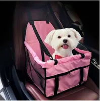 2019 Groothandel Gratis verzending Draagbare Pet Auto Seat Riem Booster Reisdrager Vouwtas voor Hond Kat Puppy