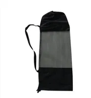 10pcs 72*30CM Portable Yoga Bag Adjustable Strap Yoga Pilates Mat Nylon Bag Carrier Mesh Black New Free Shipping