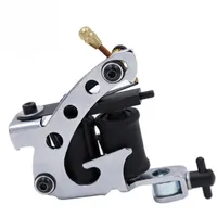 10 Wrap Coils Permanent Tattoo Machine Shader & Liner Carbon Steel Rotary Assorted Tatoo Motor Gun Tools Free Shipping