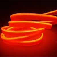 10 Kolory Elastyczne 1 M Neon El Wire LED Strip Car Light DC 12 V Universal Auto Decoration Light Atmosphere Lamp