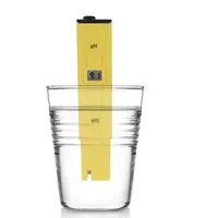 10 unids / lote Excelente analizador de bolsillo pluma tipo pantalla digital ph Meter piscina Probador de la calidad del agua Prueba de acidez