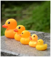 5 размер детская ванна вода веселая игрушка желтые мини -резиновые утки