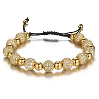 Strass balles chaîne bracelets pour femmes de luxe cristal perles bracelet Femme bijoux cadeaux Pulseras Mujer Moda
