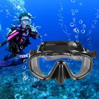 Unisex anti-vaho vidrio templado máscara de buceo snorkel Gafas Swim Gafas de buceo profesional máscara de natación Gafas
