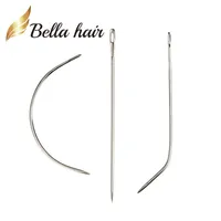 Bella Hair Professional Weave Needle Braids Track Sewing Hair Extension Needles C I J Shape for Wig 12pcs