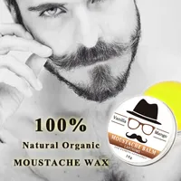 100% Aftershave Natural Barba Balm Bigote Cera para estilizar Beeswax Hidratante Smoothing Gentlemen Beard Care