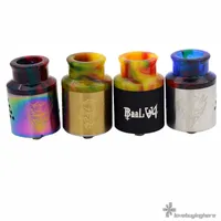 Baal V4 RDA 24mm E-cigarrillos Etomizador de goteo reconstruidos 4 colores Vape caliente mods necesarios Resina Drip Atomizers