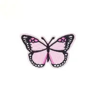 10 stücke Schmetterlings-Patches Hot Abzeichen für Kleidung Eisen Gestickte Patch Applique Eisen auf Patches Nähzubehör für Kleidung