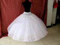 2018 Tanie osiem warstw bez obręczy petticoats tulle suknie ślubne Biała linia underskirt dla akcesoriów ślubnych Crinoline