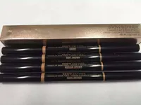 Nowa gorąca marka makijaż brwi wzmacniacze chudy brwi ołówek złoto podwójnie zakończony szczotką brew 4Color 0.2g DHL Shipping