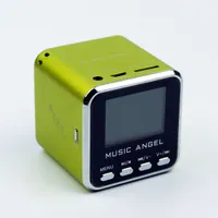 Music Angel Mini Speaker USB Micro SD TF HIFI Audio Audio Amblefier MP3 4 Display Alarm Clock Player251S