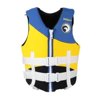 Chaleco de vida de los niños niños de neopreno chaqueta de vida chaqueta flotante para barcos de remo a la deriva navegando natación chaleco