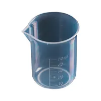 50 ml en 100 ml plastic glazen gegradueerde maatbeker kruik beker keuken lab tool vloeistof maatregel tool pp beker t1i413 200 stks