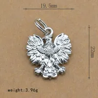 Inne Dostosowane Biżuteria Polerowane Posrebrzane Falcon Wisiorek Charms DIY Biżuteria