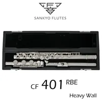 Professionale Sankyo CF-401 FLUTE ETUDE E Chiave Split Argento Placcato Flute C tono 17 Fori Aperto Offset G Copia