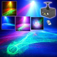Aurora Laser Red Green Color Galaxy WavyFull LED Light Stage Lighting Projector DJ Home Party Holiday Xmas Juldekoration
