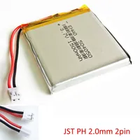 EHAO 504050 3.7V 1500mAh LiPo Rechargeable Battery + JST PH 2.0mm 2Pin Connector For DVD PAD Mobile Phone Bluetooth Camera Tablet PC