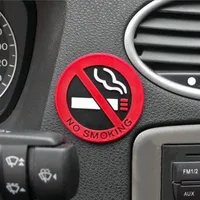5 sztuk Zakaz palenia Logo Naklejki Uniwersalne akcesoria samochodowe