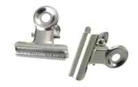 Office-tool! 144 stks / doos grip clips bulldog clips brief clips zilver metalen paperclip maat 22 mm