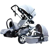 2016 Новое прибытие 3 в 1 Роскошные детские коляски, 3 1 Коляска Складная легкая, Детская система путешествий Коляска для новорожденного Перевозки
