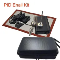 Box Enail portatile al quarzo chiodo DAB RIG RIG OLIO OLIO DABBING PID TC Box con titanio Kit per unghie Dnail Riscaldatore DNAIL DNAIL PAD Silicone