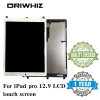 Neue Ankunft Schwarzweiß für iPad Pro 12.9 Tablet LCD-Bildschirm Display Touch Panel Digitizer-Baugruppe ohne HomeButton und Kleber