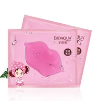 BIOAQUA Crystal Collagen Lip Mask Moisture Essence Lip Care Pads Anti Ageing Wrinkle Patch Pad Gel For Makeup