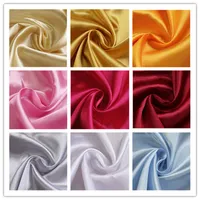 1 Yard 150*97cm Polyester Satin Fabric Wedding Satin Fabric for Sewing and Party Decoration HHY1