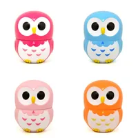 Lovely Plastic Alarm Clock 60 Minute Mechanical Timers Dibujos animados Owl Forma Kitchen Timer Multi Color 6 66yy C R