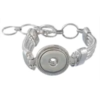 NY! Noosa One Chunk Bracelets Kvinnor DIY Snap Button Alloy Armband Partihandel