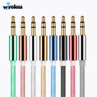 Aux Cable 3.5mm Premium Auxiliary Audio Cable Nylon Wire car Audio Cable for Headphones smartphones Home Car Stereos